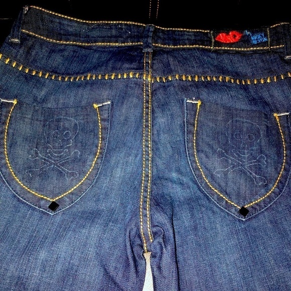 Chick By Nicky Hilton Bootcut Blue Jeans Size 27 - Picture 3 of 7